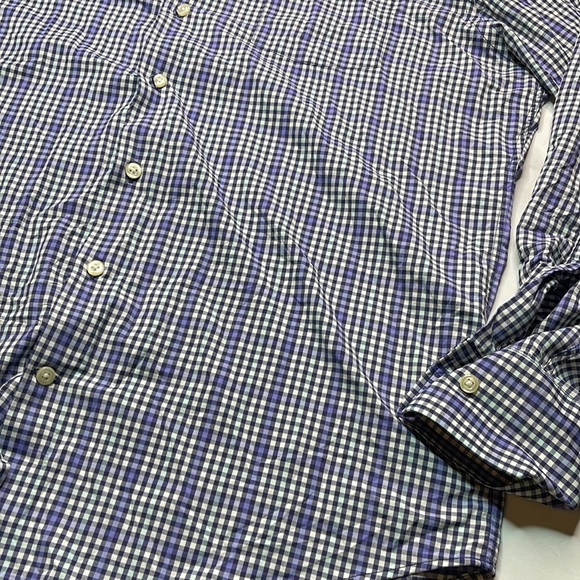 Peter Millar Summer Comfort Collier Performance Plaid Woven Button Up - Picture 6 of 6